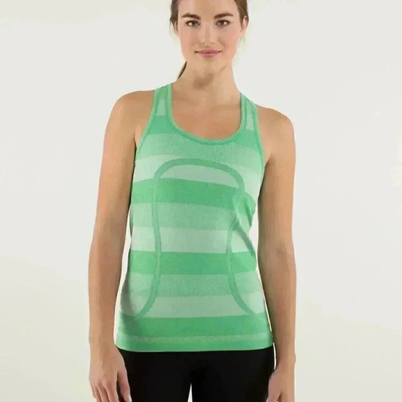 Lululemon run swiftly comfortable athletic stretch yoga fresh racerback tank 10 - Picture 4 of 4